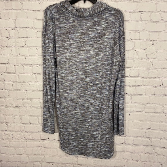 Knox Rose Womens Tunic sz 1  Tunic Cowl Neck Long Sleeve High Low Hem - Picture 3 of 5